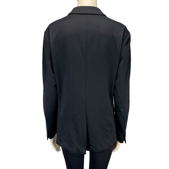 UNIQLO Slim Fit Academia Office Comfortable Black Blazer Pockets Ptp 19 - Picture 5 of 9